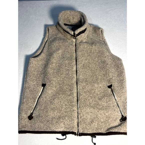 ALF by Kuhl Vintage Vest Womens Fleece Axtec Trim Full Zip Size Medium - Picture 1 of 10